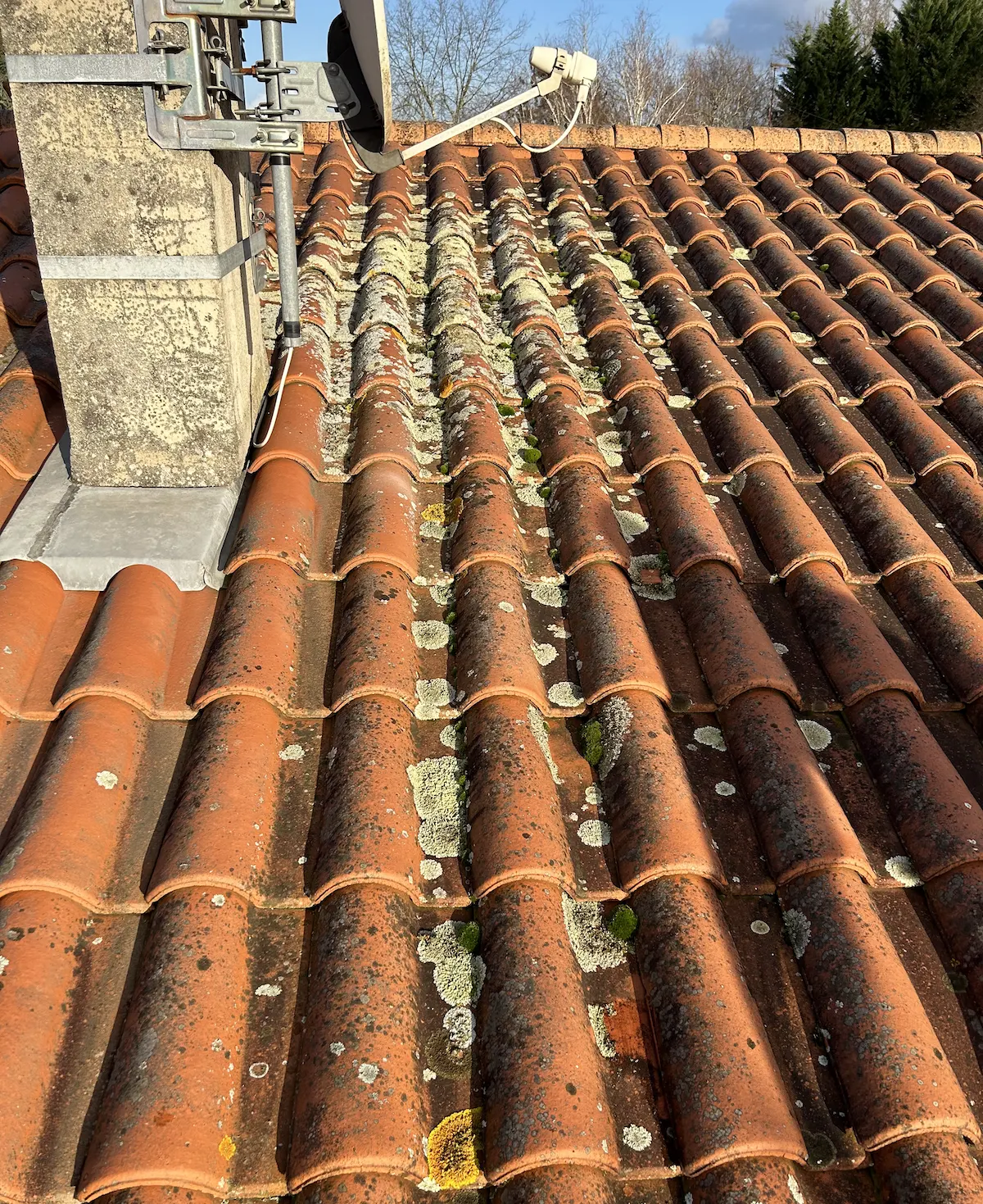 Avant — Rénovation de toiture